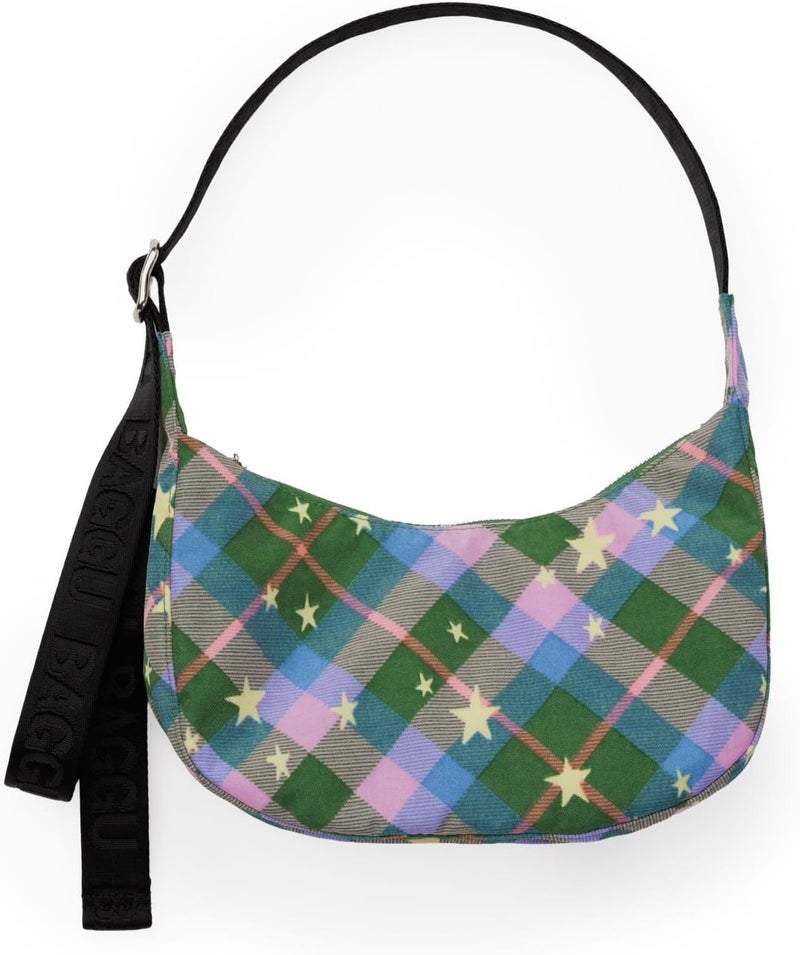 BAGGU Small Nylon Crescent Bag - Image 1